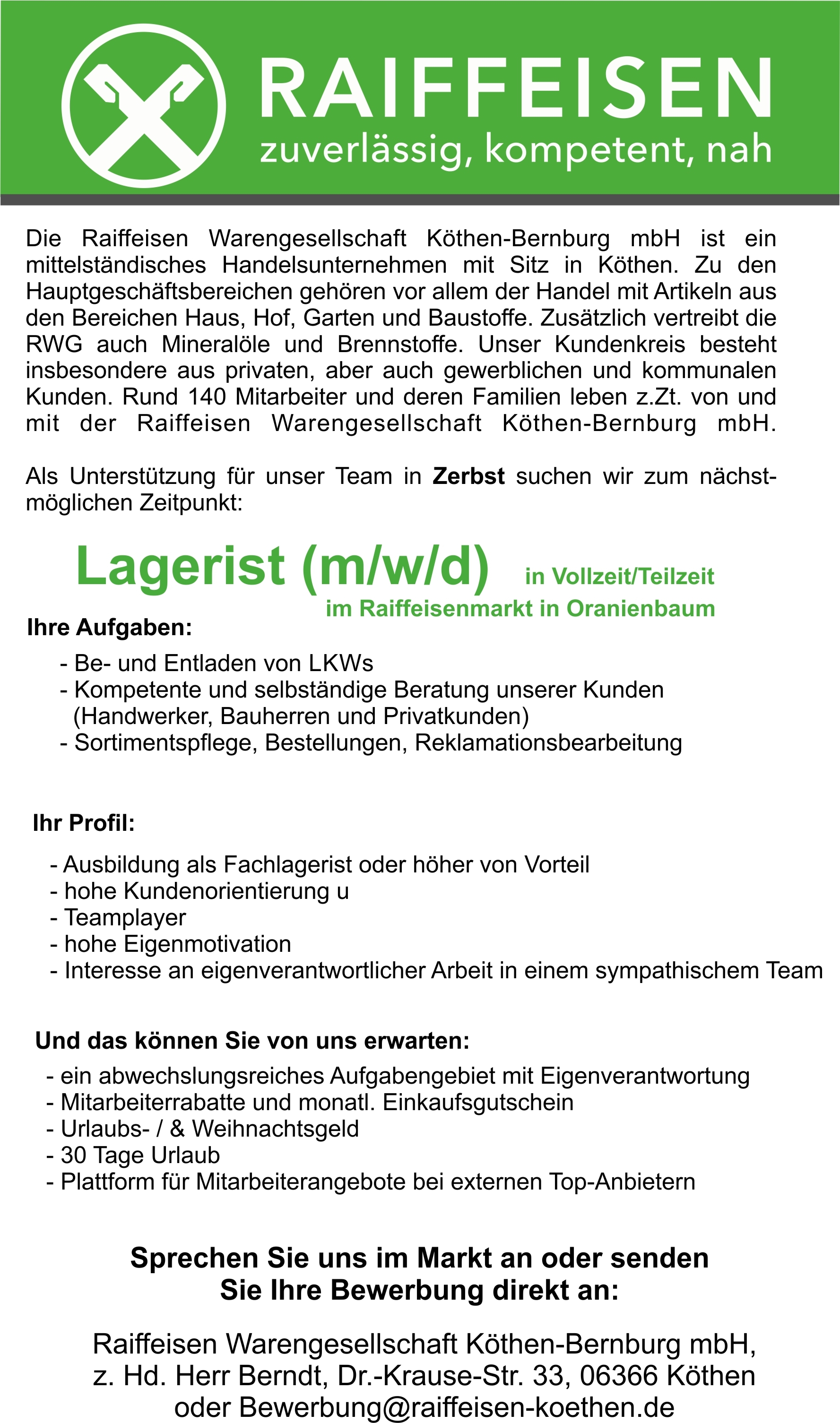 Lagerist O-Baum 2025